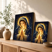 Blessed Mother’s Grace Poster Featuring the Divine Beauty of Mary Poster/Canvas