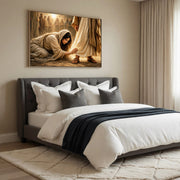 Faith at His Feet Christian Poster/Canvas