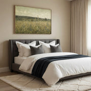 Wildflower Meadow Landscape Wall Art Peaceful Field Nature Wall Art Poster/Canvas