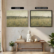 Wildflower Meadow Landscape Wall Art Peaceful Field Nature Wall Art Poster/Canvas