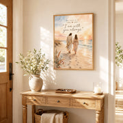 I Am With You Always Matthew 28:20 Christian Wall Art Poster/Canvas
