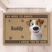 Paws Before People In This Happy Home Dog/Cat - Personalized Doormat - Personalized Gift for Dog/Cat Lovers, Dog/Cat Mom, Dog/Cat Dad, Pet Lovers