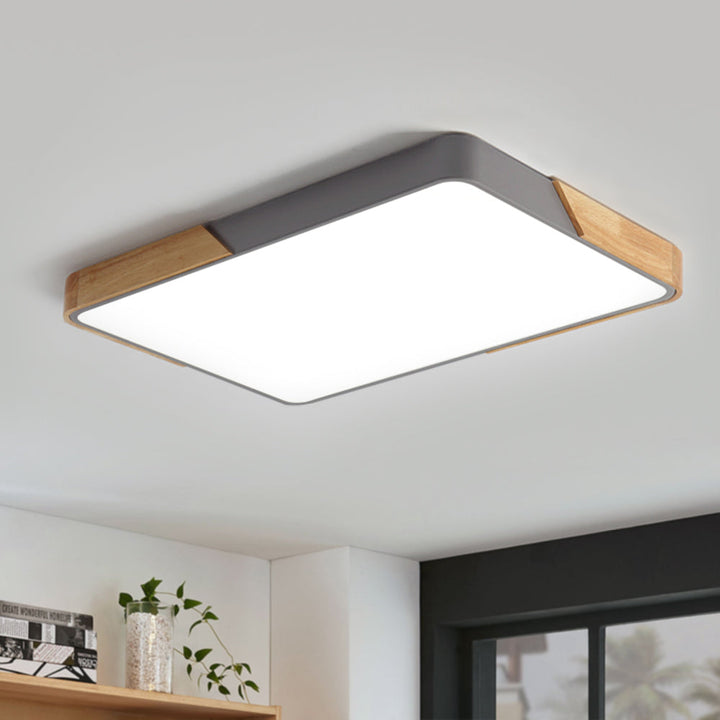 Rectangle LED Flush Mount Light