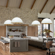 Oversized Metal Dome Pendant Light