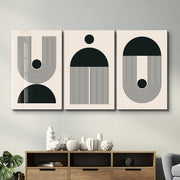 Minimal Trio | Glass Wall Art