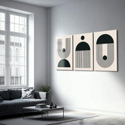 Minimal Trio | Glass Wall Art