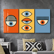 Cleopatra Trio | Glass Wall Art