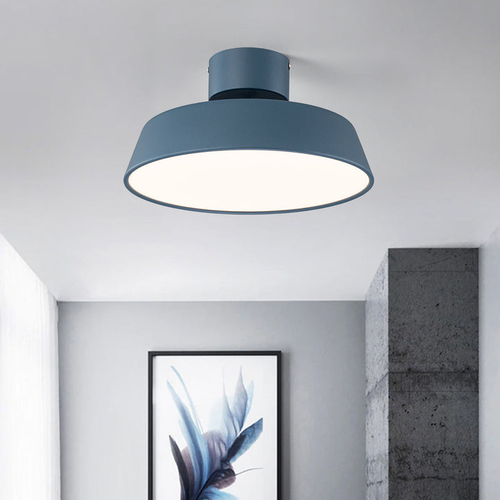 Scandinavian LED Semi Flush Ceiling Light