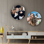 Custom Prints Rounded Shape | Glass Wall Art