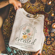 Created For Such A Time As This Floral Arch Design - Faith Floral - Unisex Tshirt / Hoodie / Sweatshirt [GILDAN]