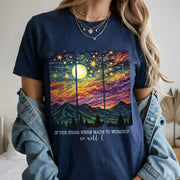 [COMFORT T-SHIRT]If The Stars Were Made To Worship Landscape Christian Design