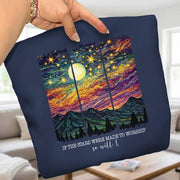 If The Stars Were Made To Worship Landscape - V-Neck Christian Shirt