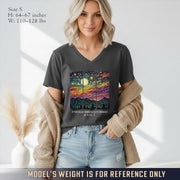 If The Stars Were Made To Worship Landscape - V-Neck Christian Shirt