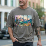 [COMFORT T-SHIRT] Fearfully & Wonderfully Created Mountain Landscape – Landscape of Creation