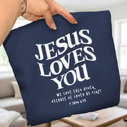 Jesus Loves You V-Neck Christian Shirt - Love in Christ