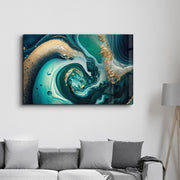 Marble Collection H23 Island | Glass Wall Art