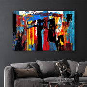 African Abstract | Glass Wall Art