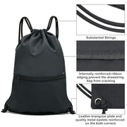 HOLYLUCK Drawstring Backpack Bag Sport Gym Sackpack
