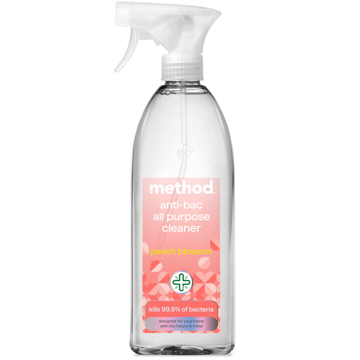 Method Anti-Bacterial Cleaner Spray, Peach Blossom, Kills 99.9%, 828ml