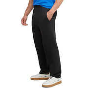 Hanes Men's EcoSmart Sweatpants, Athletic Lounge Pants with Pockets, Open Hem Bottom, Fleece Pants