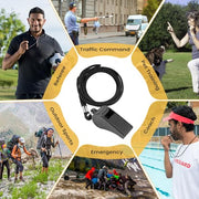JKQAGD 2 Sports Whistles with Lanyard, Loud Crisp Sound Whistle Ideal for Coaches, Referees, Officials,Outdoor Enthusiasts, and Family Emergencies.