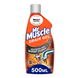 Mr Muscle Drain Unblocker 500ml, Heavy Duty Fast Acting Gel Sink Unblocker