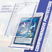 5 ct Magnetic Card Holders for Trading Cards, 35 pt Hard Cards Sleeves Case Fit for MTG Cards, Standard Cards, Sports Cards, Baseball Cards Toploaders