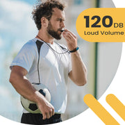 JKQAGD 2 Sports Whistles with Lanyard, Loud Crisp Sound Whistle Ideal for Coaches, Referees, Officials,Outdoor Enthusiasts, and Family Emergencies.