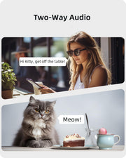 blurams Security Camera, 2K Indoor Camera 360° Pet Camera for Home Security | Motion Tracking, Dual-Band WiFi6, 2-Way Audio, IR Night Vision, Siren, Compatible with Alexa & Google Assistant