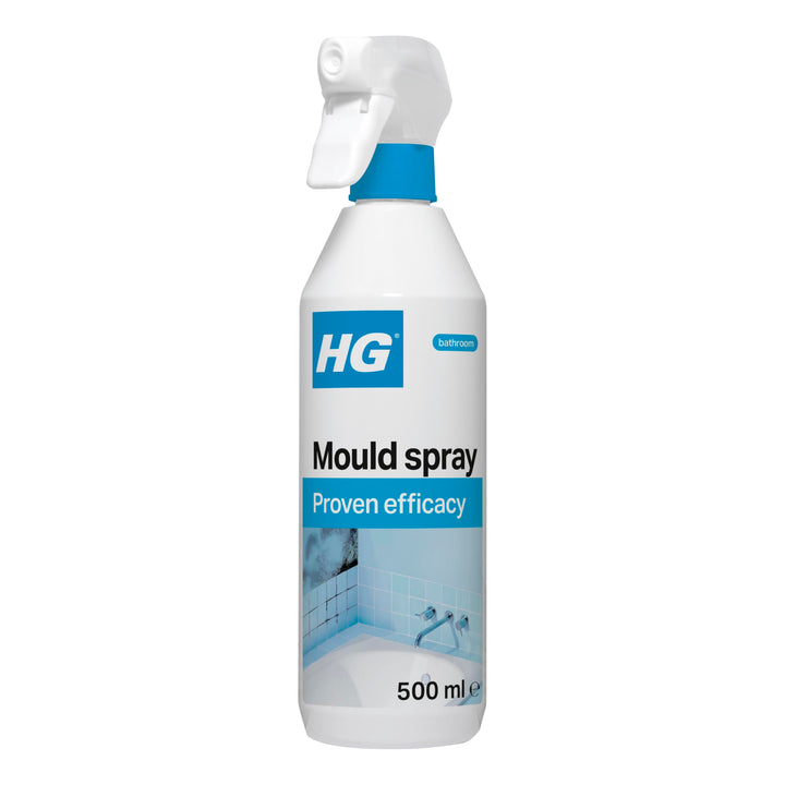 HG Mould Remover Spray | Kills Black Mold & Mildew on Walls & Tiles | 500ml | Fast-acting bathroom mould spray for grout, seals, painted walls and tiles; targeted application and results in 30 minutes