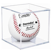 Danodoi UV Protected Clear Acrylic Baseball Display Cube