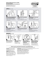 Command Large Utility Hooks, 7-Hooks, 12-Strips, Organize Damage-Free | Damage-Free Hanging Wall Hooks with Adhesive Strips, No Tools Adhesive Hooks for Hanging Decor, Holds up to 5 lb