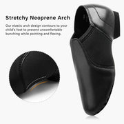 Stelle Jazz Shoes for Girls Genuine Leather Slip-On Dance Shoes