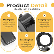 JKQAGD 2 Sports Whistles with Lanyard, Loud Crisp Sound Whistle Ideal for Coaches, Referees, Officials,Outdoor Enthusiasts, and Family Emergencies.