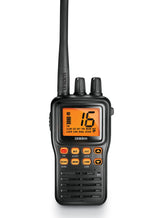 Uniden MHS75 Waterproof Handheld 2-Way VHF Marine Radio, Submersible, Selectable 1/2.5/5 Watt Transmit Power. All USA/International and Canadian Marine Channels.