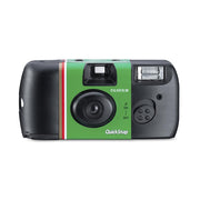 Fujifilm QuickSnap Flash 400 One-Time-Use Camera - 27 Exposures | 35mm disposable camera with 400 speed film and built-in flash for photography, travel and events