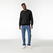 Gildan Adult Fleece Crewneck Sweatshirt, Style G18000, Multipack, Black (1-Pack), Large