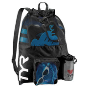 TYR Big Mesh Mummy Backpack, Black
