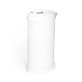 Ubbi Stainless Steel Diaper Pail, No Special Bags, Odor-Locking, White | Award-Winning Registry Must-Have, Childproof Safety Lid with Lock, Holds Up To 55 Newborn Diapers, Modern Nursery Essential