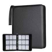 Card Binder – 720 Capacity, Zippered Trading Card Holder for MTG, Sports & Collectible Cards – Acid-Free, Durable & Travel-Friendly Storage (Black, 9 Pocket)