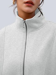 AUTOMET Women's Quarter Zip Oversized Sweatshirt Fleece Mock Neck Pullover | Half Zip, Front Pockets, Thumb Holes, Loose Mock Turtleneck Hoodies, Cozy Jackets, 2026 Fall Outfits, Winter Teacher Clothes