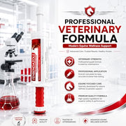 OZIPCO Fenbendazole Equine Dewormer Paste 10% for Horses | 25 Gram Oral Paste Syringe | Broad Spectrum Horse Wormer | Apple Flavor