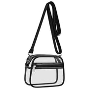USPECLARE Clear Bag for Stadium Events Clear Sports Fan Handbags Purses | Unisex 0.4 mm Thickened Waterproof PVC,Approved for Concerts,Game Days,Outdoor Events