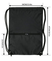 HOLYLUCK Drawstring Backpack Bag Sport Gym Sackpack