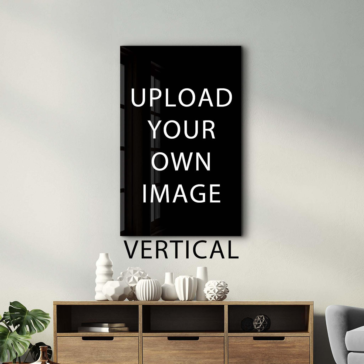 Custom Prints Vertical Shape | Glass Wall Art