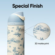 Owala FreeSip Stainless Steel Water Bottle 24 oz Toile Be Home