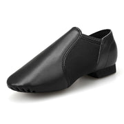 Stelle Jazz Shoes for Girls Genuine Leather Slip-On Dance Shoes
