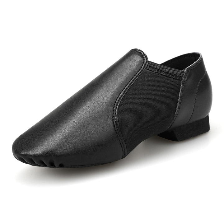 Stelle Jazz Shoes for Girls Genuine Leather Slip-On Dance Shoes