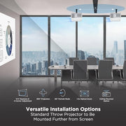ViewSonic LS740HD 1080P Laser Projector, 5500 Lumens, Full HD Home Theater | Optical Zoom, Keystone, Corner Adjustment, Golf Simulation, Classroom, Auditorium, Ceiling Mount, 360 Projection, Quick Setup