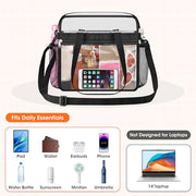 Oraben Clear Tote Bag Clear Bag Stadium Approved 12x6x12 Stadium Bag for Work, Sports Games,Gym